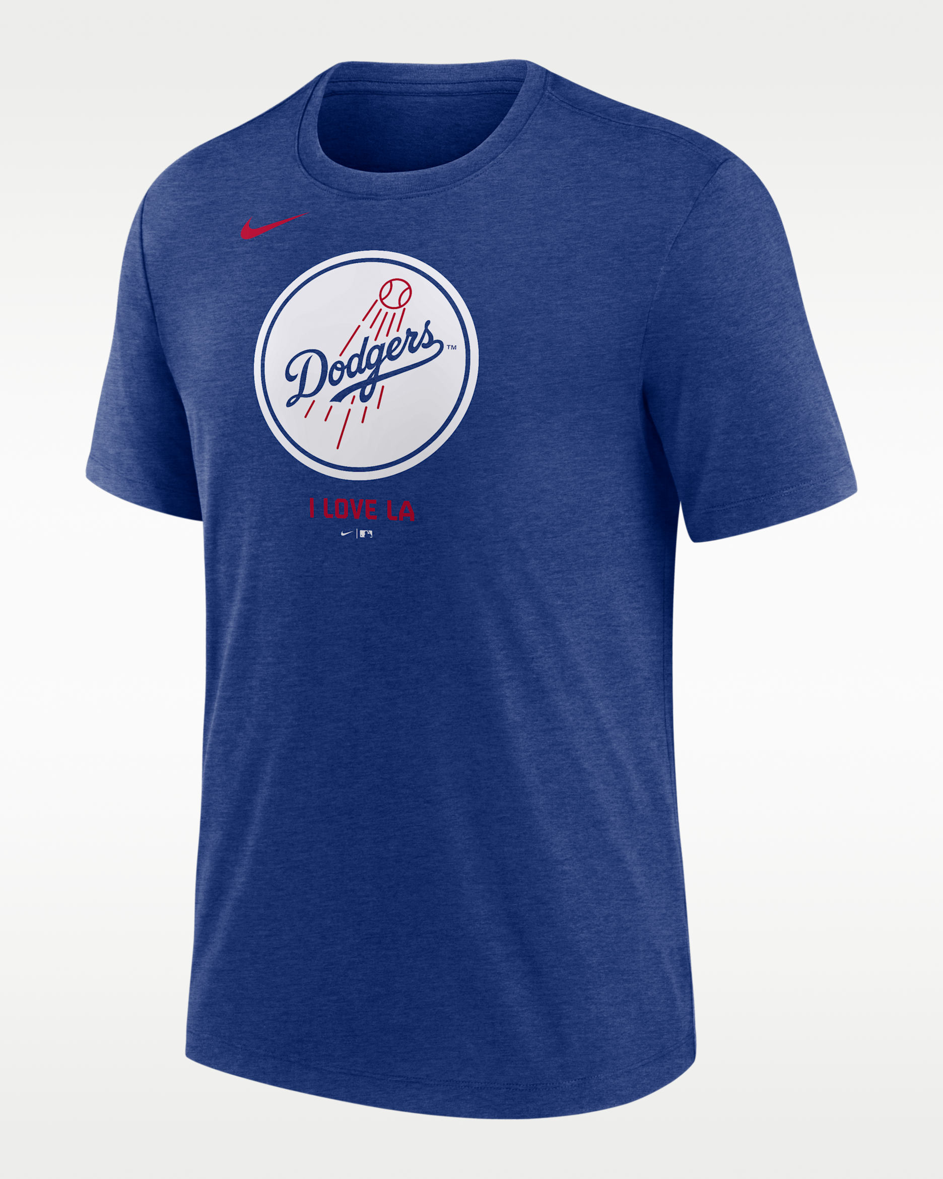 Los Angeles Dodgers Logo Men's Nike MLB T-Shirt. Nike.com